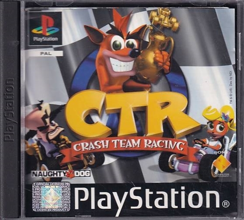 CTR Crash Team Racing - PS1 (C Grade) (Genbrug)